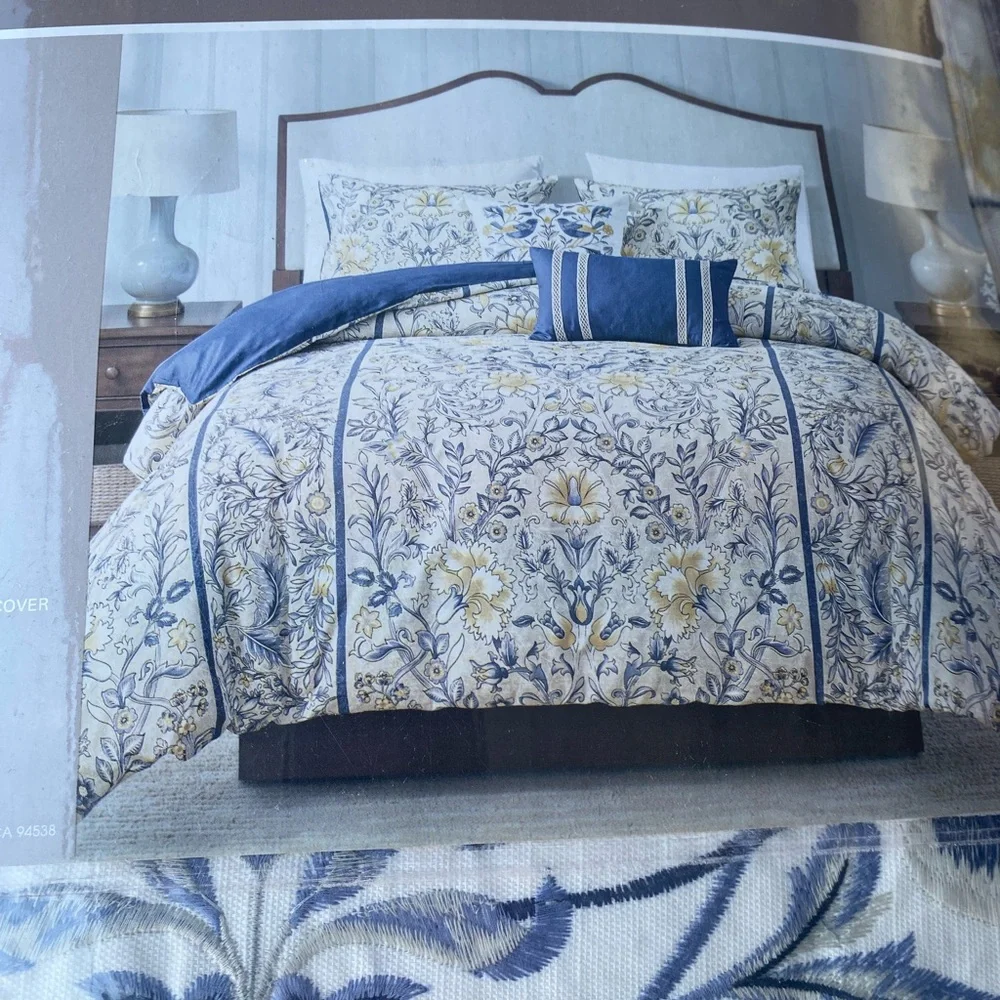 Harbor House Livia 5 Piece Cotton Duvet Cover Set King Size